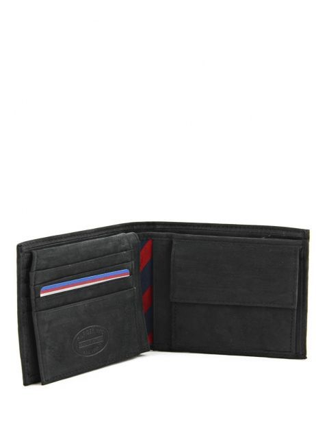 Wallet Leather Tommy hilfiger Black johnson AM00660 other view 4