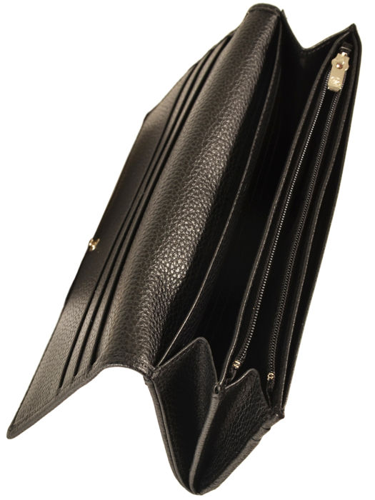 Longchamp Le foulonnÃ© Portefeuilles Noir
