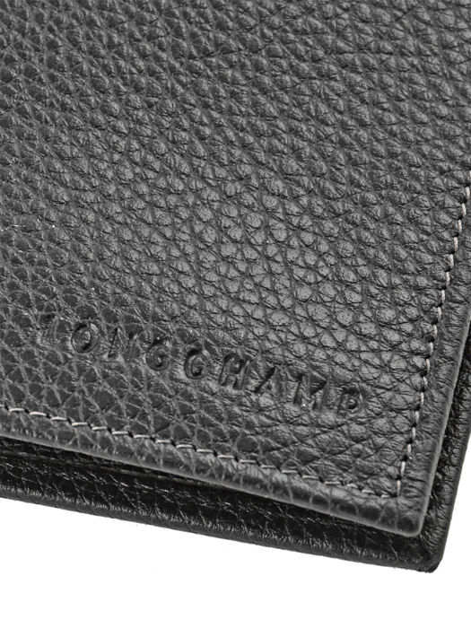 Longchamp Le foulonnÃ© Portefeuilles Noir