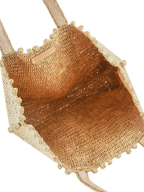 Raffia Shoulder Bag Le Cabas Pompoms Vanessa bruno Beige cabas raphia 75V40414 other view 6