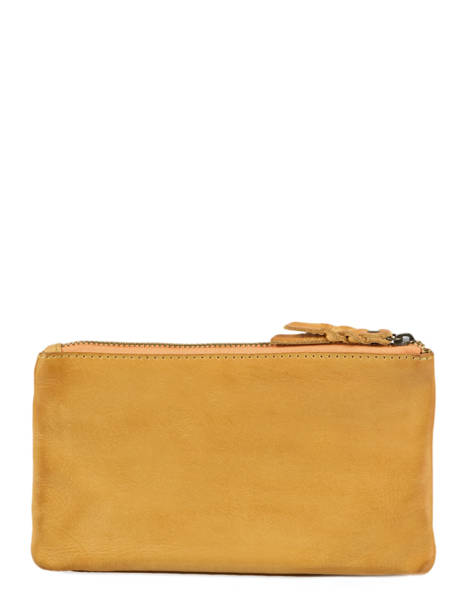 Leather Heritage Wallet Biba Yellow heritage KA4 other view 3