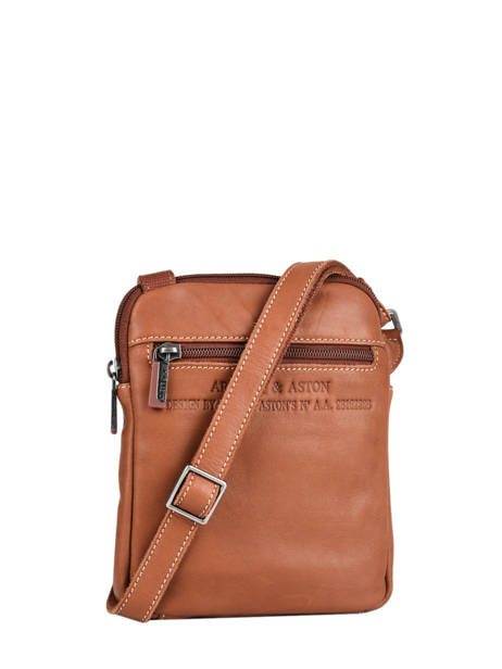 Leather Arthur Crossbody Bag Arthur & aston Brown johany 8 other view 3