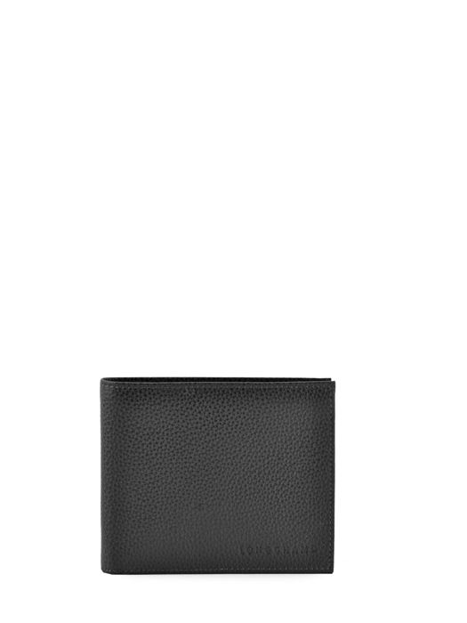 Longchamp Le foulonnÃ© Portefeuilles Noir