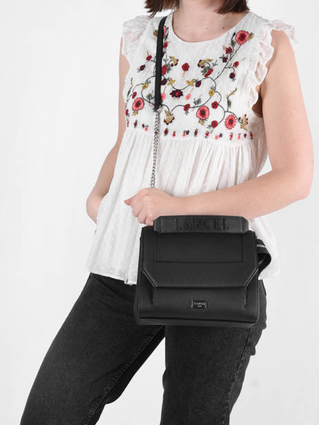 Sac à Main L Ninon Cuir Lancel Noir ninon A09223 vue secondaire 2