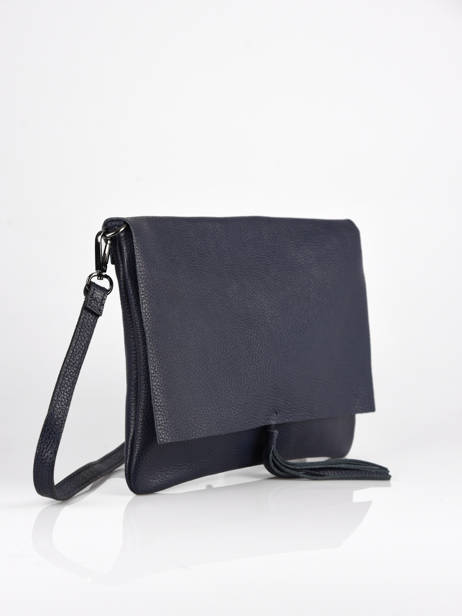 Shoulder Bag Caviar Leather Milano Blue caviar CA21062 other view 2