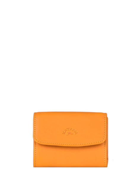 Leather Marina Wallet Katana Yellow marina 753031