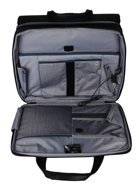 2-compartment Pilot Case On Wheels With 17