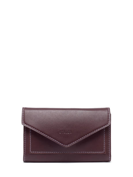 Coin Purse Paris Leather Etrier Brown paris EPAR469