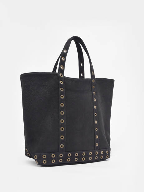 Sac Porté Main Cabas Cuir Cuir Vanessa bruno Argent cabas cuir 22V40413 vue secondaire 1