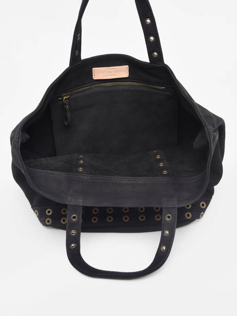 Sac Porté Main Cabas Cuir Cuir Vanessa bruno Argent cabas cuir 22V40413 vue secondaire 2