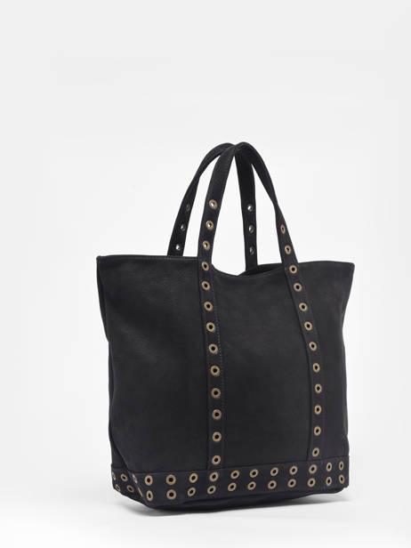 Sac Porté Main Cabas Cuir Cuir Vanessa bruno Argent cabas cuir 22V40413 vue secondaire 3