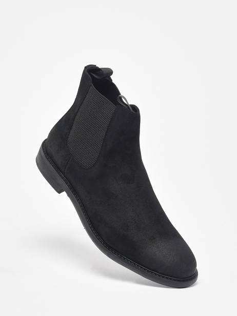 Pilot Chelsea Boots In Leather Schmoove Black men MIVS04B3 other view 1