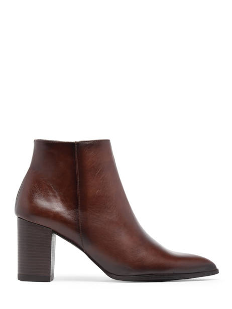 Bottines En Cuir En Cuir Folie's Marron women 302CA