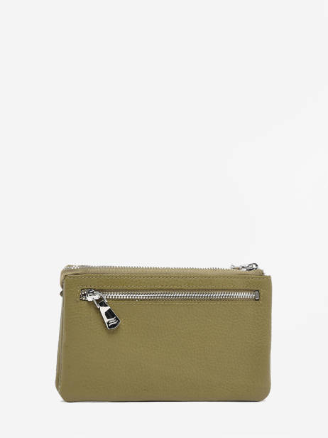 Leather Caviar Wallet Crinkles Green caviar 14196 other view 2