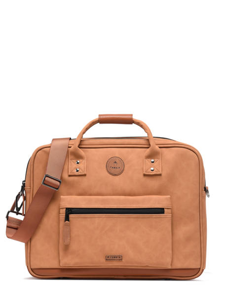 Business Bag Cabaia Brown laptop MESS other view 2