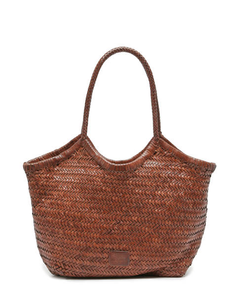 Sac Porté épaule Goa Cuir Basilic pepper Marron goa BGOA01