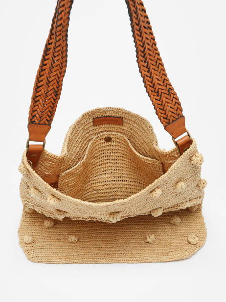 Raffia Josie Shoulder Bag Gerard darel Beige raphia E454 other view 3