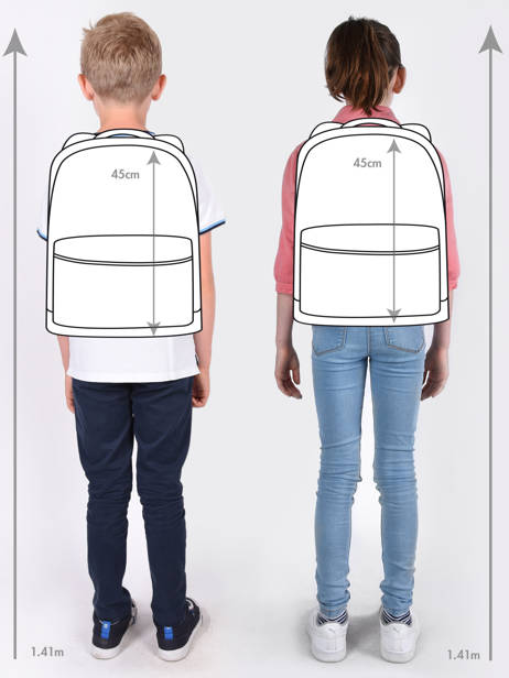 Backpack Aspen 3.0 Boys Stones and bones Green boys B other view 1