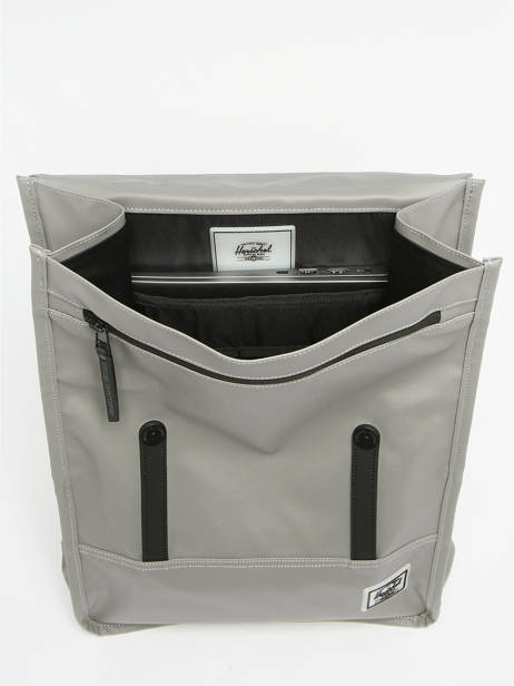 1 Compartment Backpack Herschel Gray weather resistant 10999 other view 2